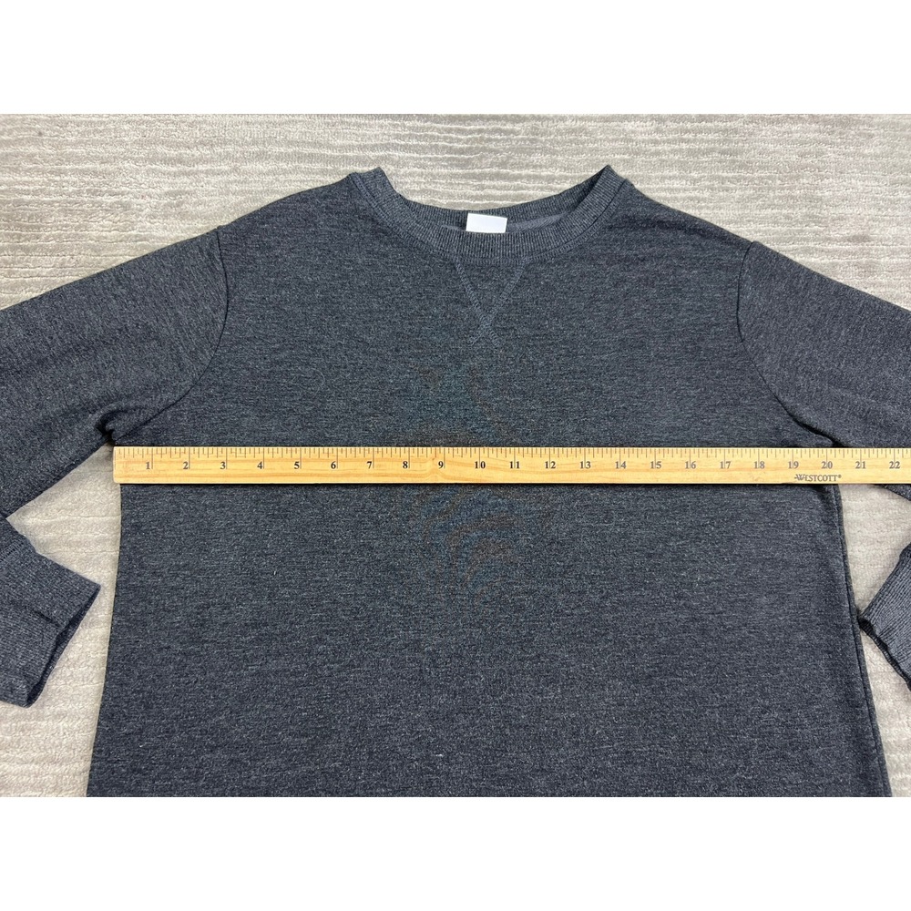 Stars Above Sweatshirt Womens M Gray Beautifully Soft Fleece Crew Neck Relaxed - Picture 2 of 10